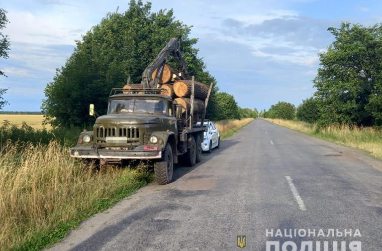 Чуднівські поліцейські з’ясовують походження деревини у зупиненій вантажівці