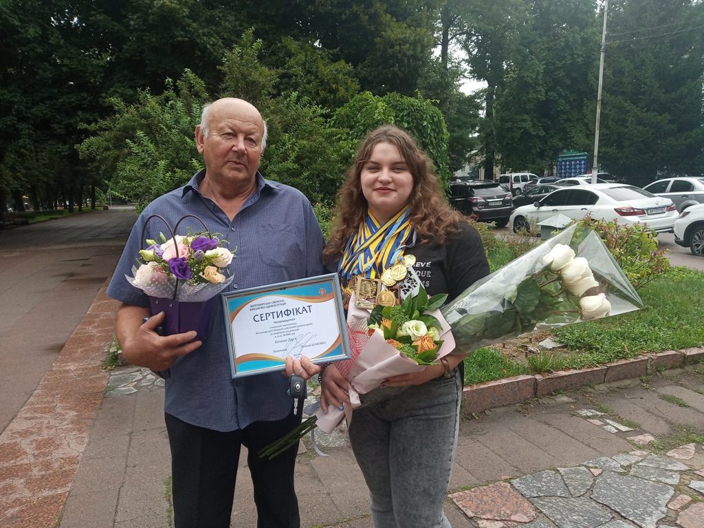 Чуднівська спортсменка Дар’я Козачок відзначена стипендією голови Житомирської облдержадміністрації