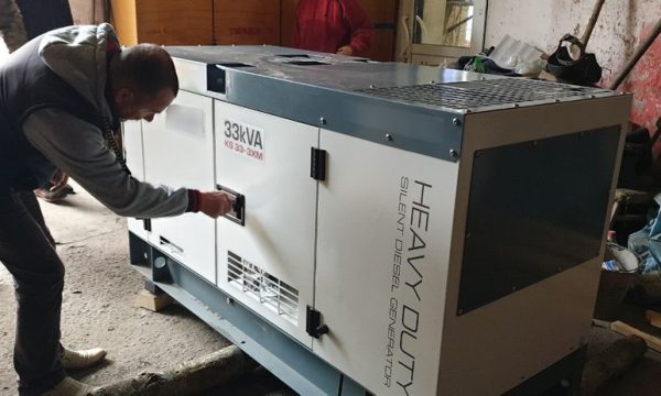 Чуднівська лікарня на Житомирщині отримала новий потужний генератор для котельні