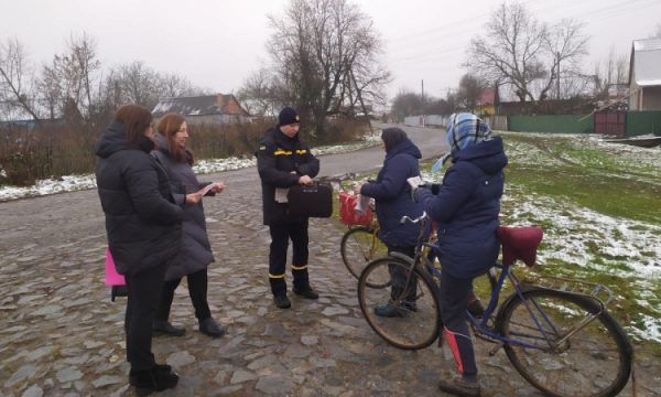 У Чуднівській громаді працювати рятувальники - інформаційно і профілактично