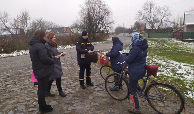 У Чуднівській громаді працювати рятувальники - інформаційно і профілактично