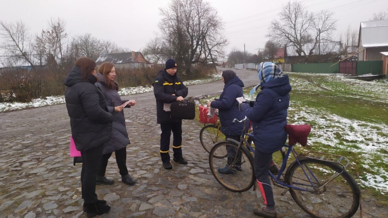 У Чуднівській громаді працювати рятувальники - інформаційно і профілактично