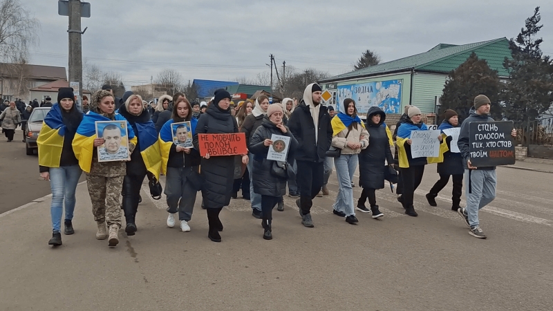 У Чуднові відбулася акція на підтримку військовополонених та зниклих безвісти