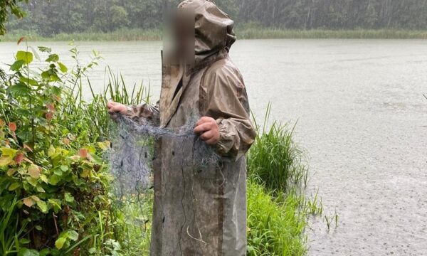 На Чуднівщини інспектори виявили рибалку із сітками - склали протокол