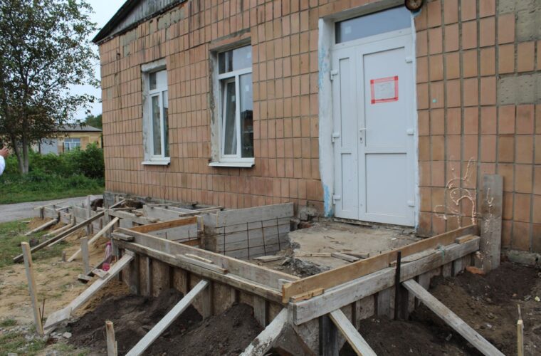 Чуднівська лікарня: триває капітальний ремонт патологоанатомічного відділення