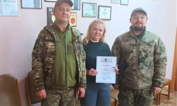 Чуднівська громада отримала подяку від військових з 156 окремої механізованої бригади