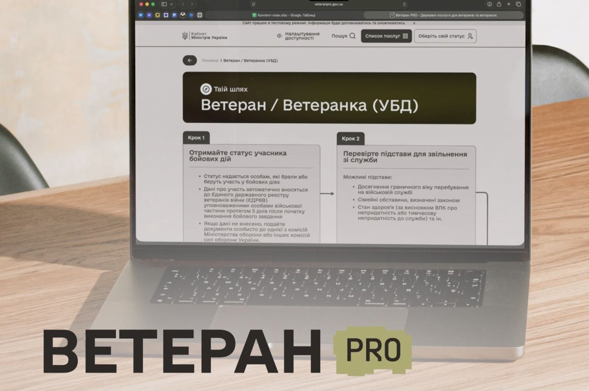 Сервіс Ветеран PRO об'єднав усі державні програми для ветеранів: від пільг до бізнесу
