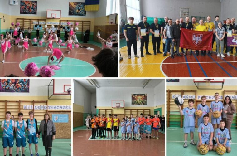 Команда КЗ «Чуднівський ліцей» з баскетболу перемогла у районному етапі «Пліч-о-пліч»