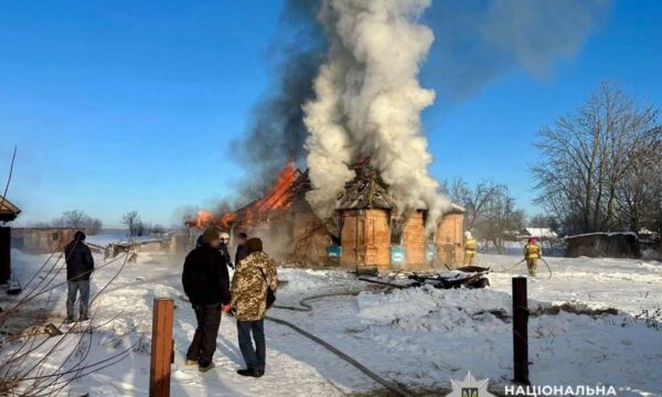 Пожежа в селі П’ятка: 7-річний хлопчик вибіг, 1-річний загинув у будинку