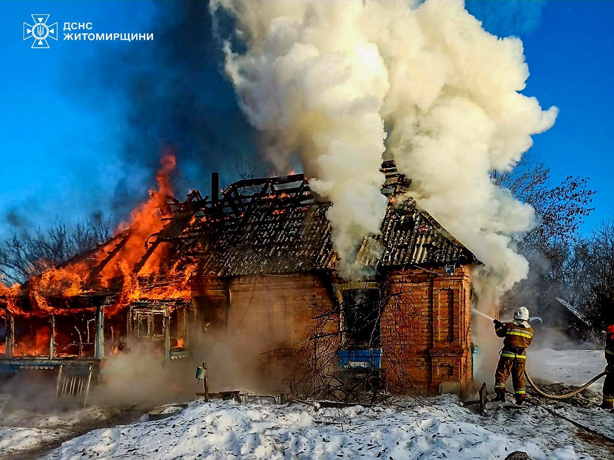 1-річна дитина загинула в пожежі у приватному будинку в с. П’ятка Чуднівської громади